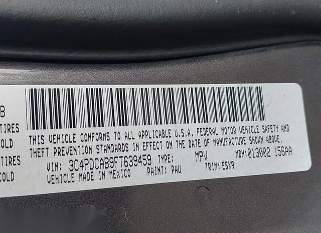 3C4PDCAB9FT639459 2015 2015 Dodge Journey- American Value Pkg 9