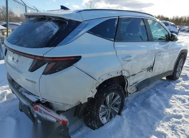 KM8JBCA19NU021092 2022 2022 Hyundai Tucson- Hybrid Blue 4