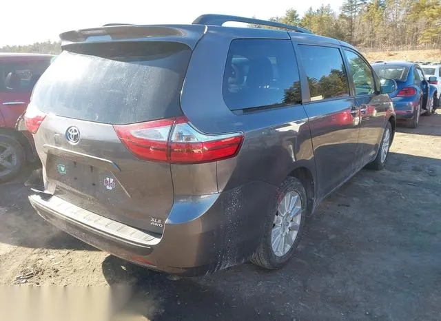 5TDDK3DC9FS104431 2015 2015 Toyota Sienna- Xle 7 Passenger 4