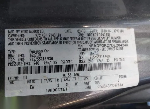 1FADP3K27DL284248 2013 2013 Ford Focus- SE 9