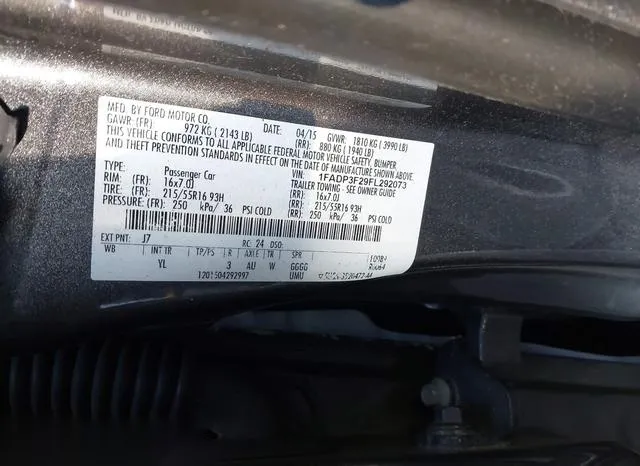 1FADP3F29FL292073 2015 2015 Ford Focus- SE 9