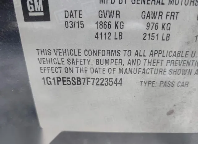 1G1PE5SB7F7223544 2015 2015 Chevrolet Cruze- 2Lt Auto 9