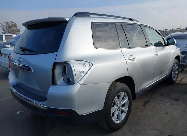 5TDZK3EH7DS117109 2013 2013 Toyota Highlander- Base Plus V6 4