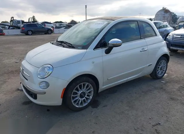 3C3CFFER3DT655420 2013 2013 Fiat 500- C Lounge 2