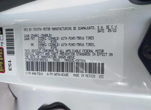 3TYRX5GN3NT058761 2022 2022 Toyota Tacoma- SR 9