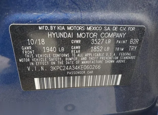 3KPC24A34KE060266 2019 2019 Hyundai Accent- SE 9