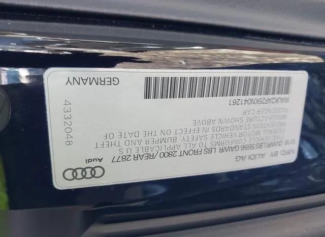 WAUK2AF25KN041261 2019 2019 Audi A6- 55 Premium 9