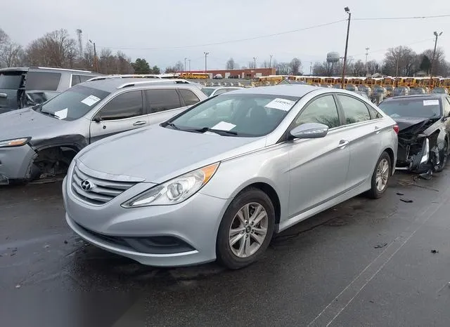 5NPEB4AC0EH940728 2014 2014 Hyundai Sonata- Gls 2