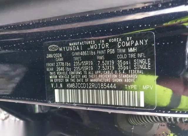 KM8JCCD12RU185444 2024 2024 Hyundai Tucson- Hybrid Sel Conv 9