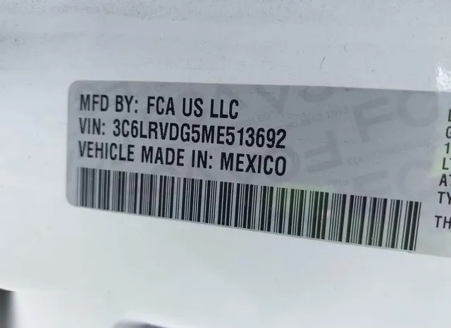 3C6LRVDG5ME513692 2021 2021 RAM Promaster- 2500 High Roof 1 9