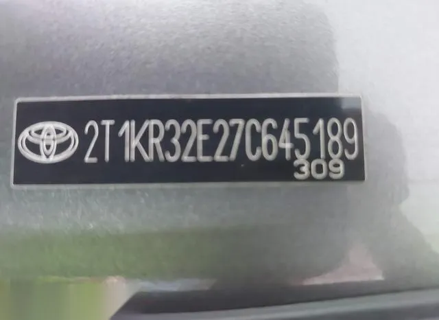 2T1KR32E27C645189 2007 2007 Toyota Matrix 9