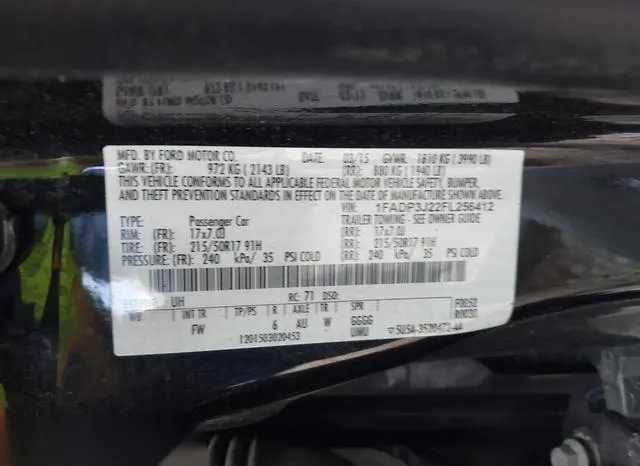 1FADP3J22FL256412 2015 2015 Ford Focus- Titanium 9