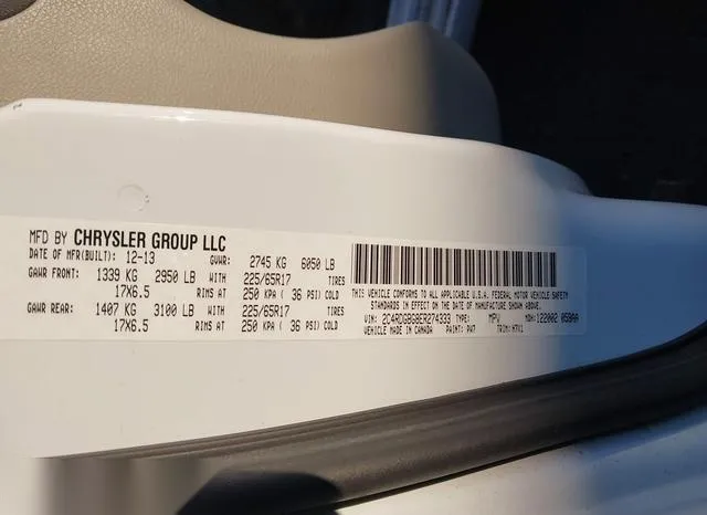 2C4RDGBG8ER274333 2014 2014 Dodge Grand Caravan- SE 9