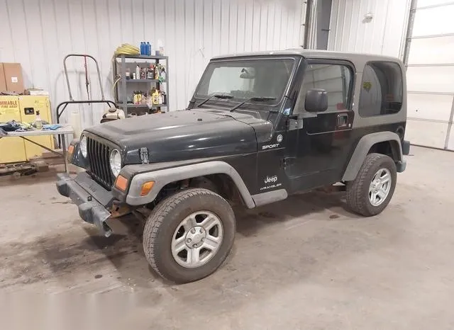 1J4F449S56P741328 2006 2006 Jeep Wrangler- Sport Rhd 2