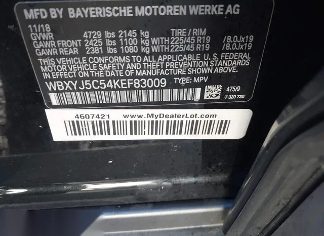 WBXYJ5C54KEF83009 2019 2019 BMW X2- Xdrive28I 9