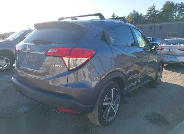 3CZRU6H7XMM724565 2021 2021 Honda HR-V- Awd Ex-L 4