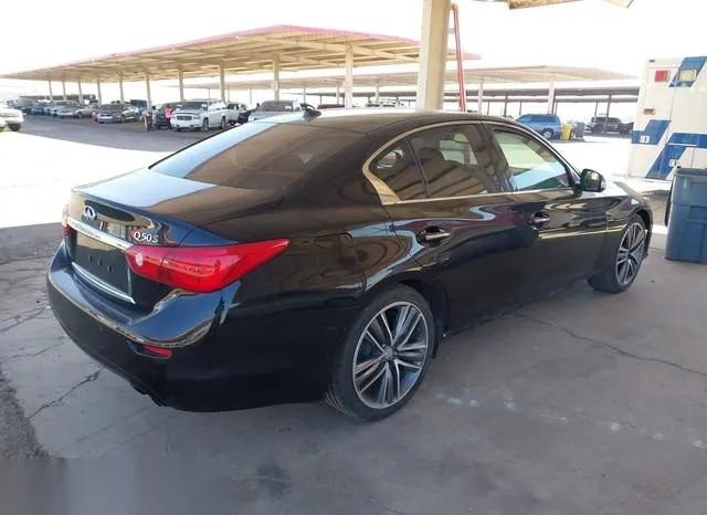 JN1BV7AP9EM688811 2014 2014 Infiniti Q50- Sport 4