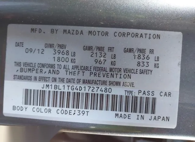 JM1BL1TG4D1727480 2013 2013 Mazda 3- I Sv 9