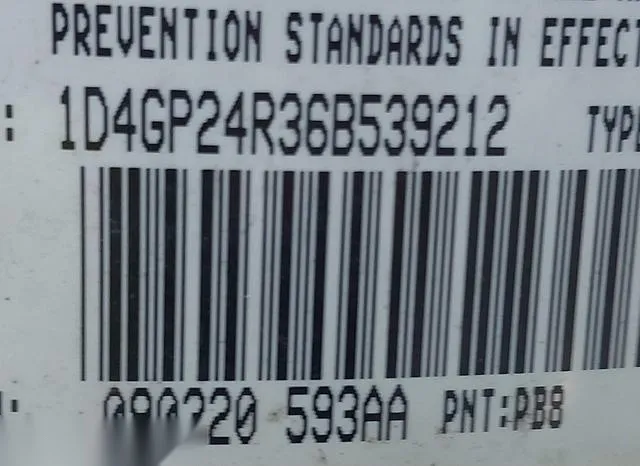 1D4GP24R36B539212 2006 2006 Dodge Grand Caravan- SE 9