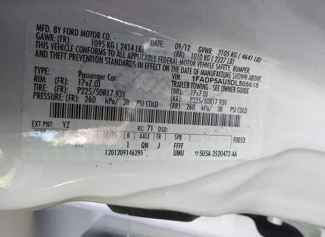 1FADP5AU5DL505618 2013 2013 Ford C-Max- Hybrid SE 9