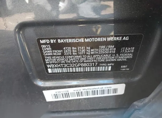 WBXHT3C32GP880317 2016 2016 BMW X1- Xdrive28I 9