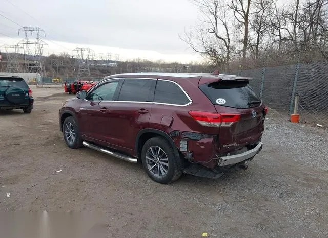 5TDJGRFH6HS030792 2017 2017 Toyota Highlander- Hybrid Xle 3