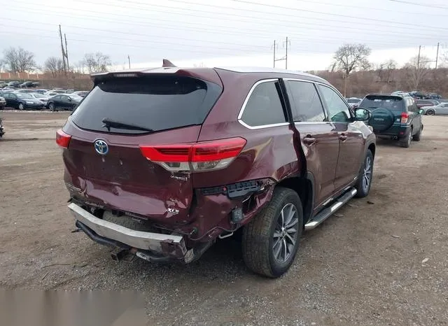 5TDJGRFH6HS030792 2017 2017 Toyota Highlander- Hybrid Xle 6