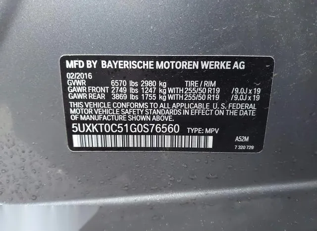 5UXKT0C51G0S76560 2016 2016 BMW X5- Edrive Xdrive40E 9