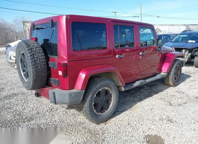 1C4BJWEG9CL273357 2012 2012 Jeep Wrangler- Unlimited Sahara 4