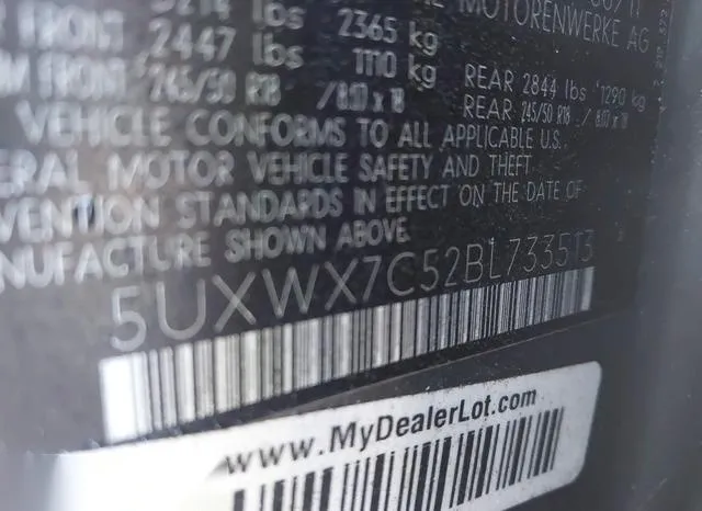 5UXWX7C52BL733513 2011 2011 BMW X3- Xdrive35I 9