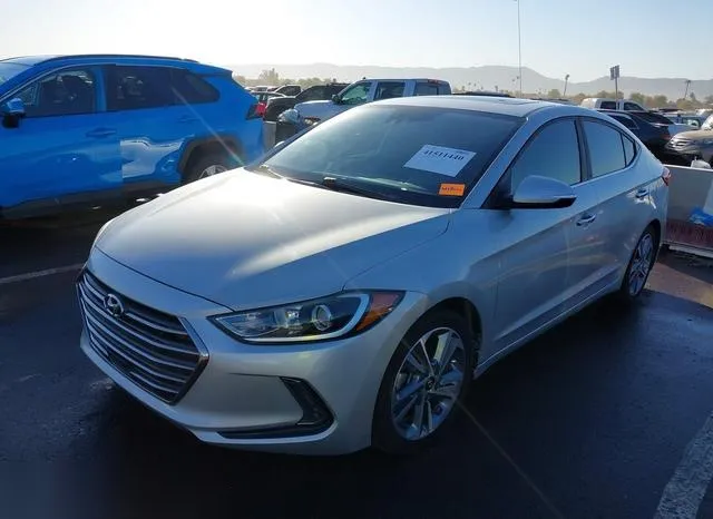 KMHD84LF2HU160110 2017 2017 Hyundai Elantra- Limited 2