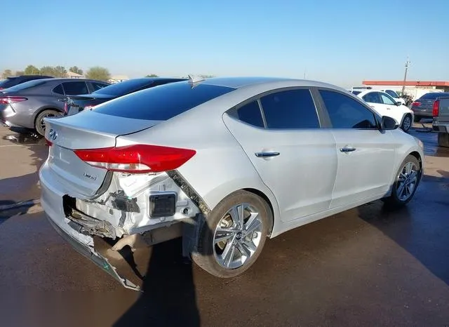 KMHD84LF2HU160110 2017 2017 Hyundai Elantra- Limited 4