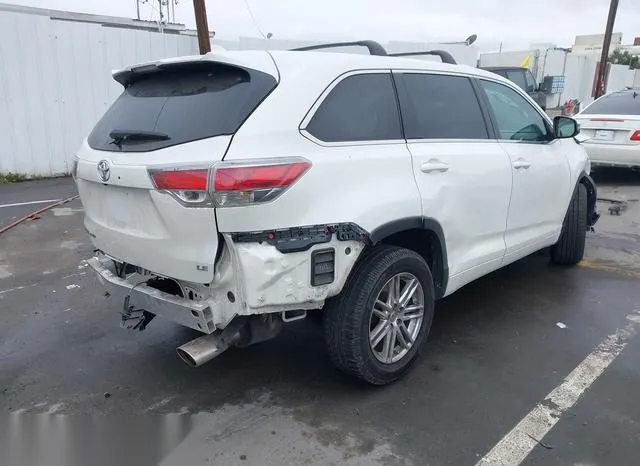 5TDZKRFH1ES004579 2014 2014 Toyota Highlander- Le Plus V6 4