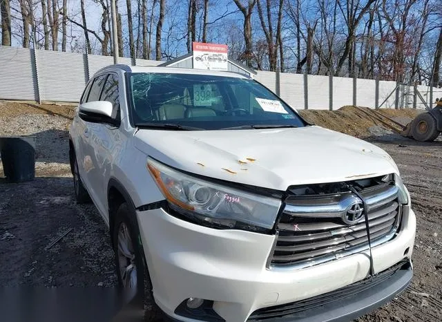 5TDJKRFH5FS181408 2015 2015 Toyota Highlander- Xle V6 6