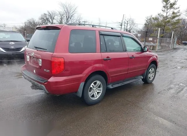 5FNYF18545B060380 2005 2005 Honda Pilot- Ex-L 4