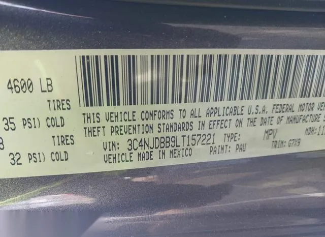 3C4NJDBB9LT157221 2020 2020 Jeep Compass- Altitude 4X4 9