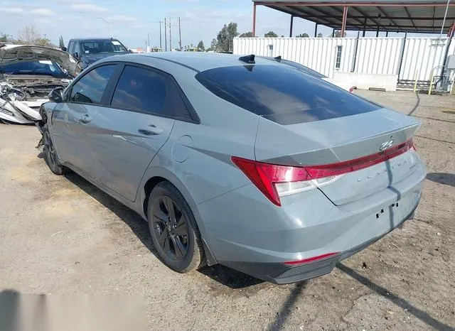 KMHLM4AJ6PU034104 2023 2023 Hyundai Elantra- Hybrid Blue 3