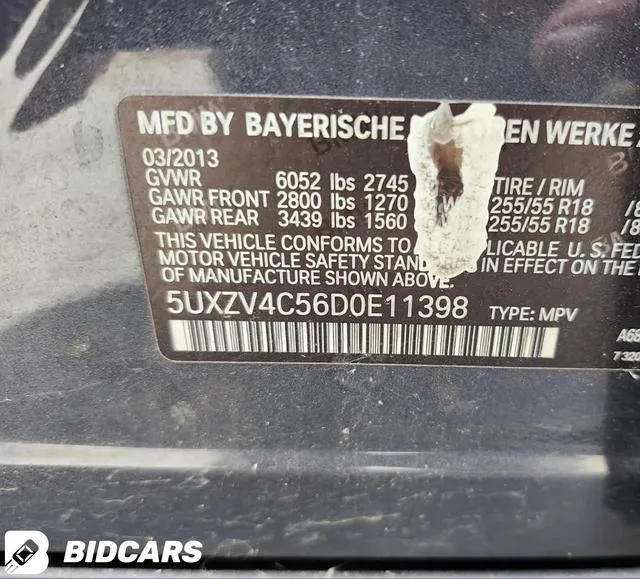 5UXZV4C56D0E11398 2013 2013 BMW X5- Xdrive35I/Xdrive35I Pre 9