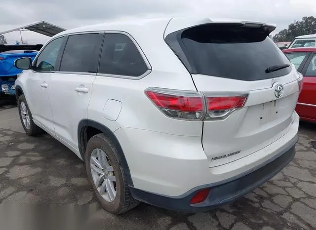 5TDZARFH8FS013686 2015 2015 Toyota Highlander- LE 3