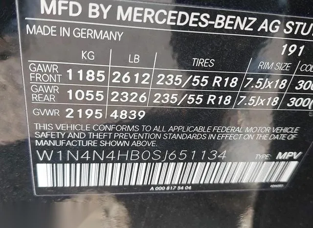 W1N4N4HBOSJ651134 2025 2025 Mercedes-Benz GLA 250- 4Matic 9