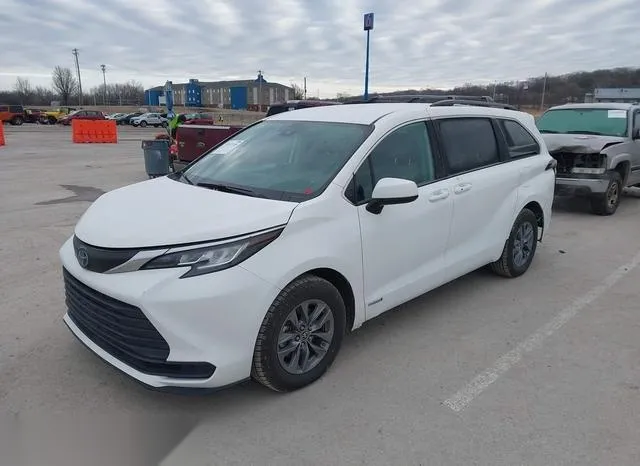 5TDKRKEC4MS073145 2021 2021 Toyota Sienna- LE 2