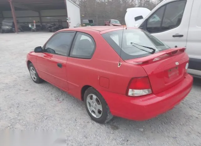 KMHCG35C32U157056 2002 2002 Hyundai Accent- GS 3