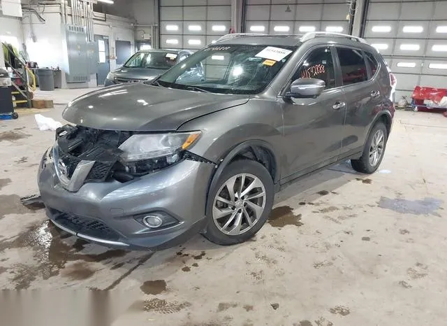 5N1AT2MV9FC806256 2015 2015 Nissan Rogue- SL 2