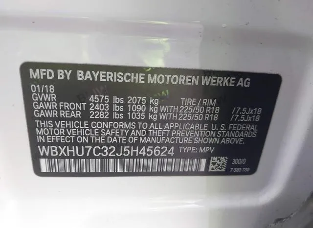 WBXHU7C32J5H45624 2018 2018 BMW X1- Sdrive28I 9