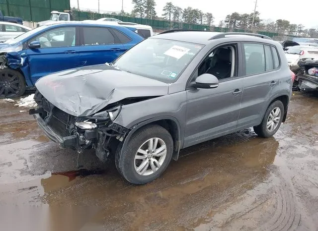 WVGBV7AX5GW615581 2016 2016 Volkswagen Tiguan- S 2