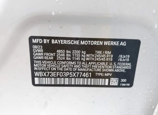 WBX73EF03P5X77461 2023 2023 BMW X1- Xdrive28I 9