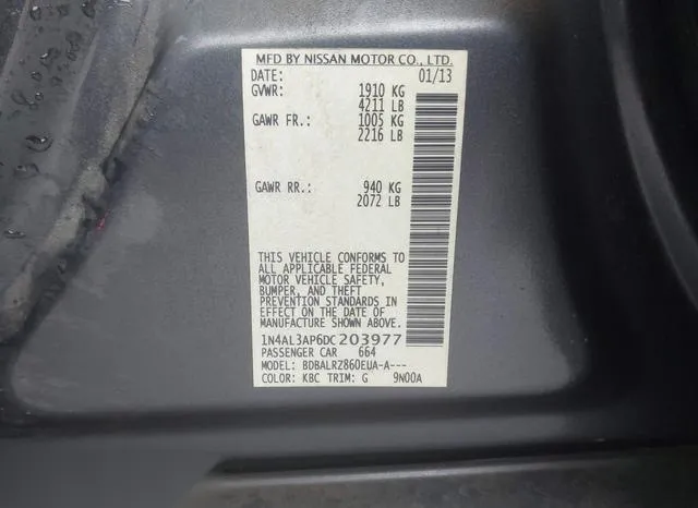 1N4AL3AP6DC203977 2013 2013 Nissan Altima- 2-5 S 9