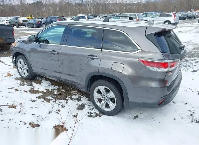 5TDDKRFH8GS352568 2016 2016 Toyota Highlander- Limited V6 3