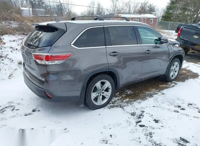 5TDDKRFH8GS352568 2016 2016 Toyota Highlander- Limited V6 4