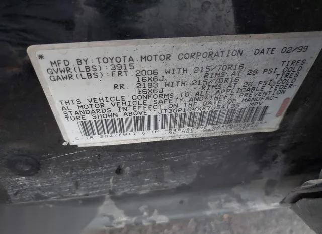 JT3GP10VXX7054195 1999 1999 Toyota RAV4 9